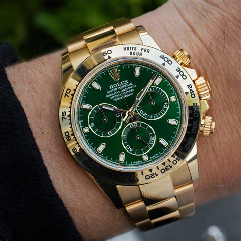 rolex groen goud|rolex green face.